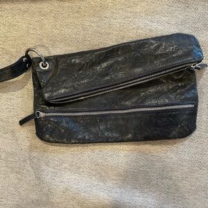 Vintage Sundance navy leather  Clutch